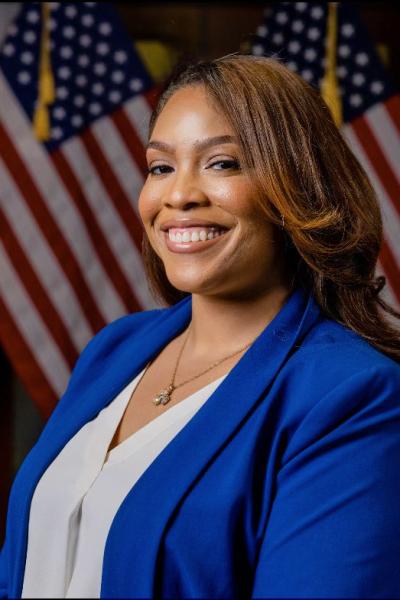 A portrait of Whitney Daniels.